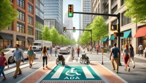 ada compliant pedestrian facilities