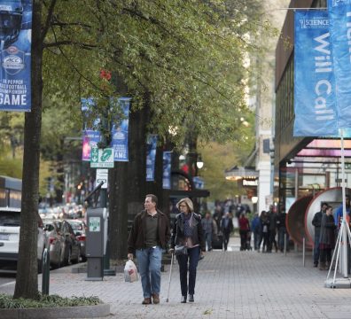 road and sidewalk design in Charlotte