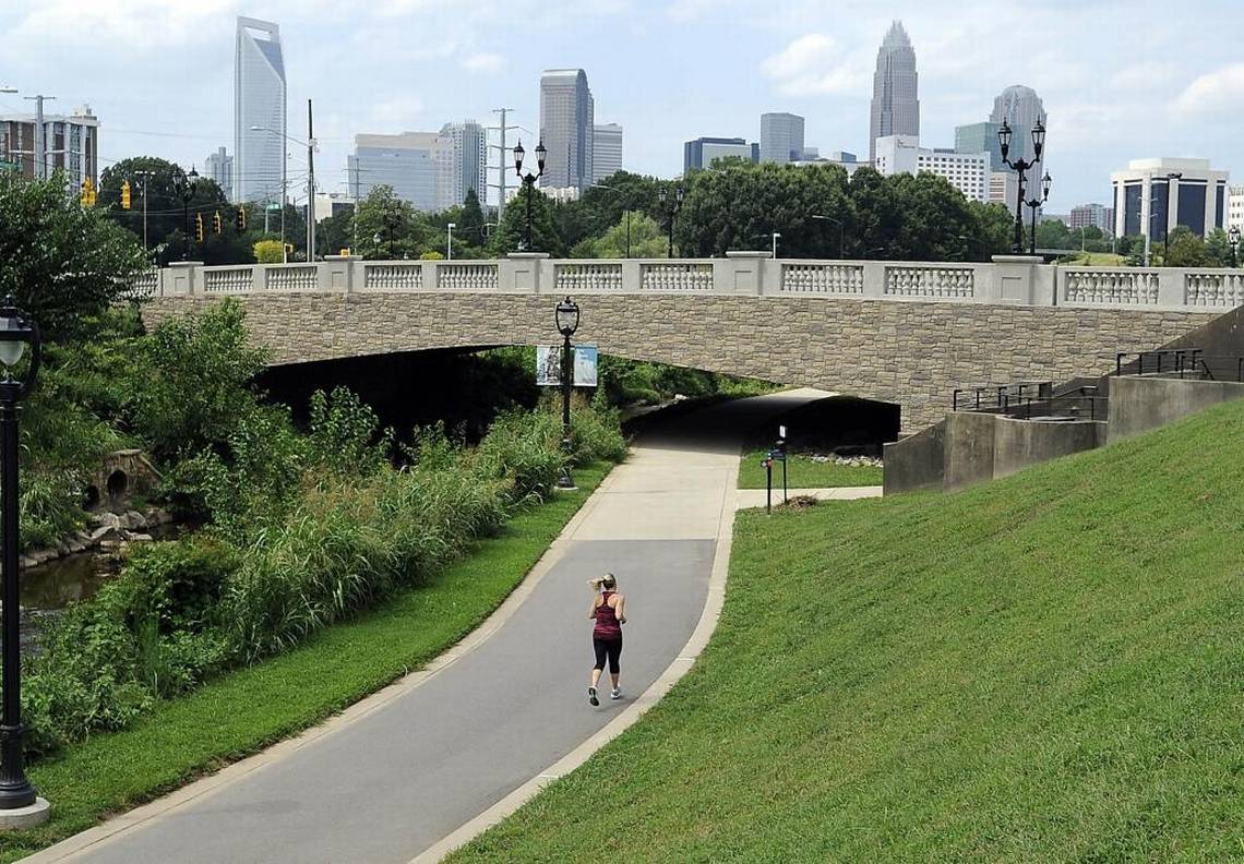 Public trails in Charlotte